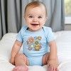 The Juniper Shop SmileyWorld Flower Smiley Face Baby Short Sleeve Bodysuit - 3 of 4