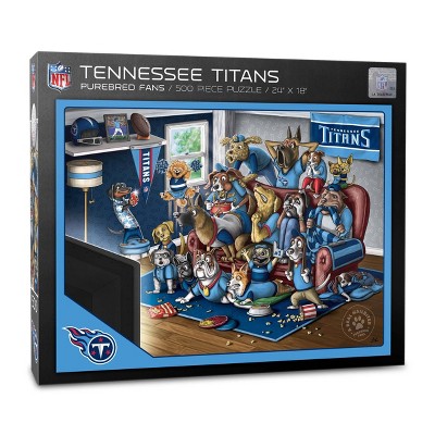 NFL Tennessee Titans Purebred Fans 'A Real Nailbiter' Puzzle - 500pc