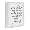 Stupell Industries Sassy Wrinkled Aging Phrase, 12" x 12" - 3 of 4