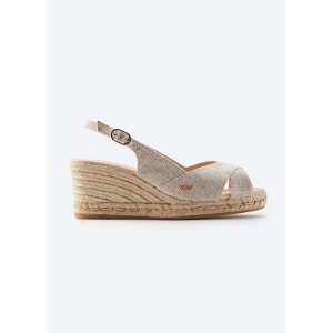 Llansa Limited Edition Canvas Espadrille Sandal Wedges - 1 of 4