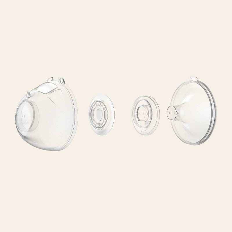 Lansinoh Wearable Pump Replacement Cups with Flanges, Postpartum Essentials - 2ct, 5 of 12