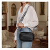 Hynes Eagle PU Crossbody Bag Purse-Black - 2 of 2