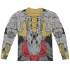 Men's Transformers Grimlock Costume (Front Back Print) Long Sleeve Costume T-Shirt - 3 of 4