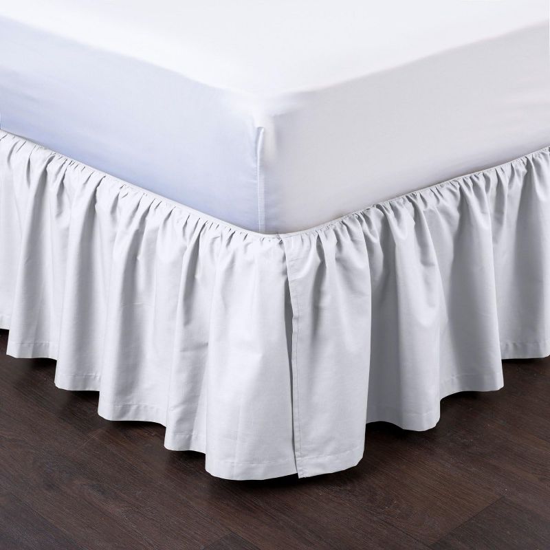 SHOPBEDDING Detachable Bedskirt, Easy on/Easy Off Ruffled Bed Skirt, 3 of 5