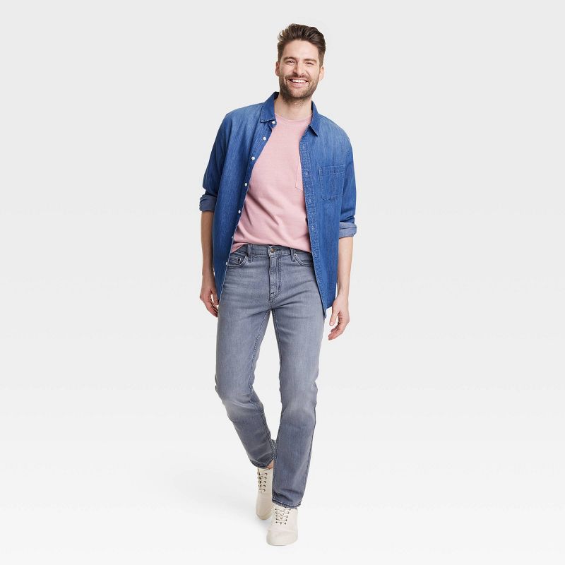 Men's Lightweight Colored Slim Fit Jeans - Goodfellow & Co™, 4 of 5