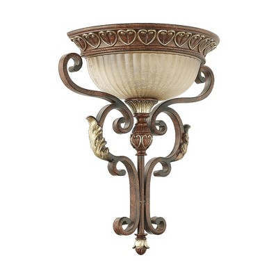 Livex Lighting Villa Verona 1 - Light Wall Light in  Verona Bronze/Aged Gold Leaf