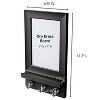 Command Message Center Black: Wall Mounted Decorative Hook Rack for Keys & Coats, Plastic, Slate Finish, 1 Hook - 3 of 4