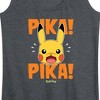 Women's - Pokémon - Pika Pika Scared Graphic Racerback Tank - 2 of 4