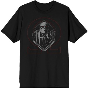 Justice League DC Comic Book Superheroes Mens Black Graphic Tee - 1 of 1