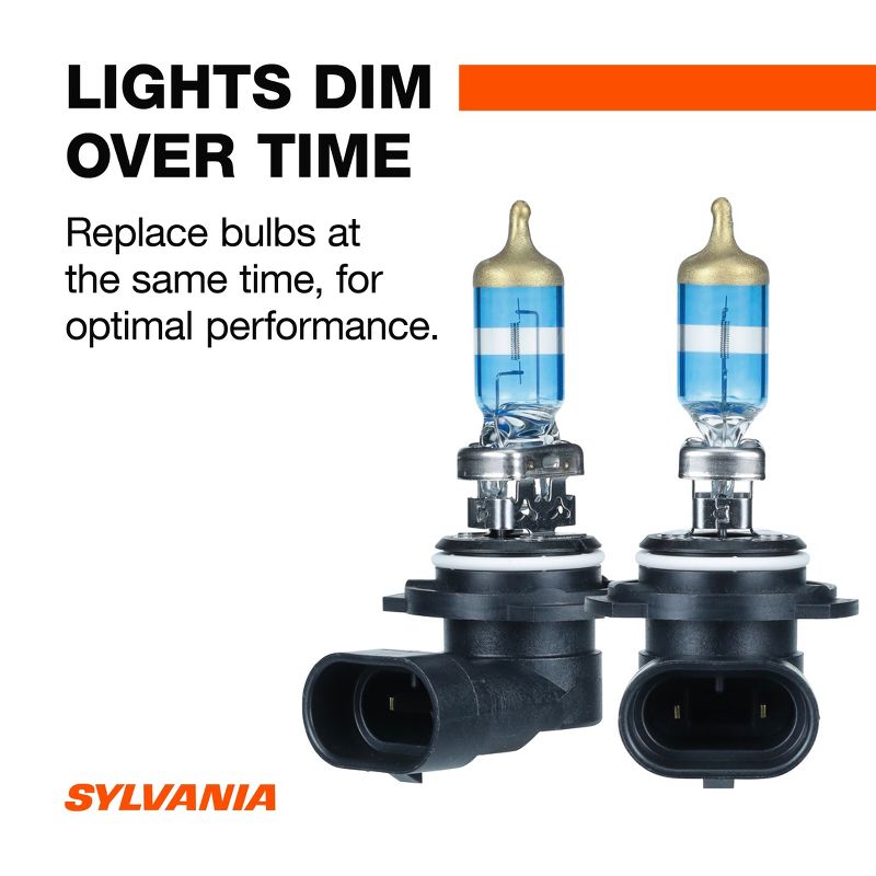 SYLVANIA - 9006 SilverStar Ultra - High Performance Halogen Headlight Bulb, High Beam, Low Beam and Fog Replacement Bulb (Contains 2 Bulbs), 2 of 8