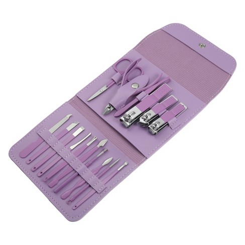 5 Pcs/set Manicure Set Stainless Steel Nail Clippers Set Travel Nail Kit  Nail Care Tools With Portable Leather Case - AliExpress