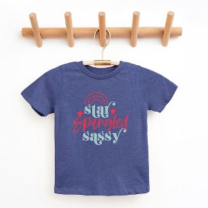 The Juniper Shop Star Spangled Sassy Toddler Short Sleeve Tee - 1 of 2