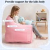 Hommpa Kids Cat Ears Soft Corduroy Fabric Bean Bag Chair with Memory Foam, Cozy Toddler Lounge Seat - 4 of 4