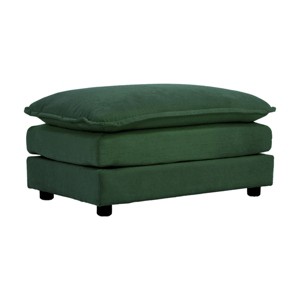 35" Chenille Ottoman Footrest, Modern Upholstered Bench for Living Room, Modular Sofa Extension-3irtyhousy - 1 of 4