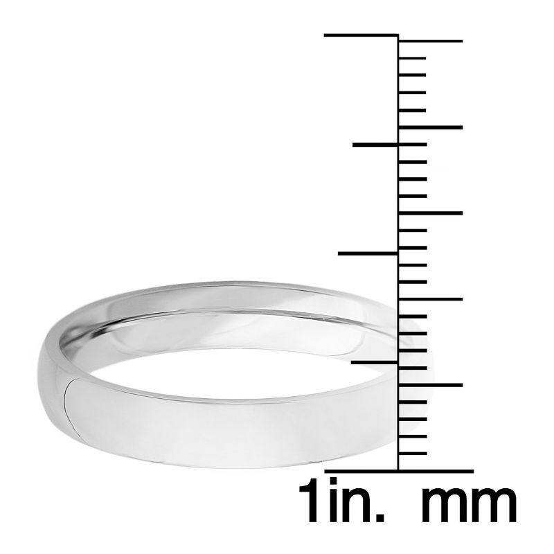 Stainless Steel Domed Ring (4mm) - Silver, 3 of 10