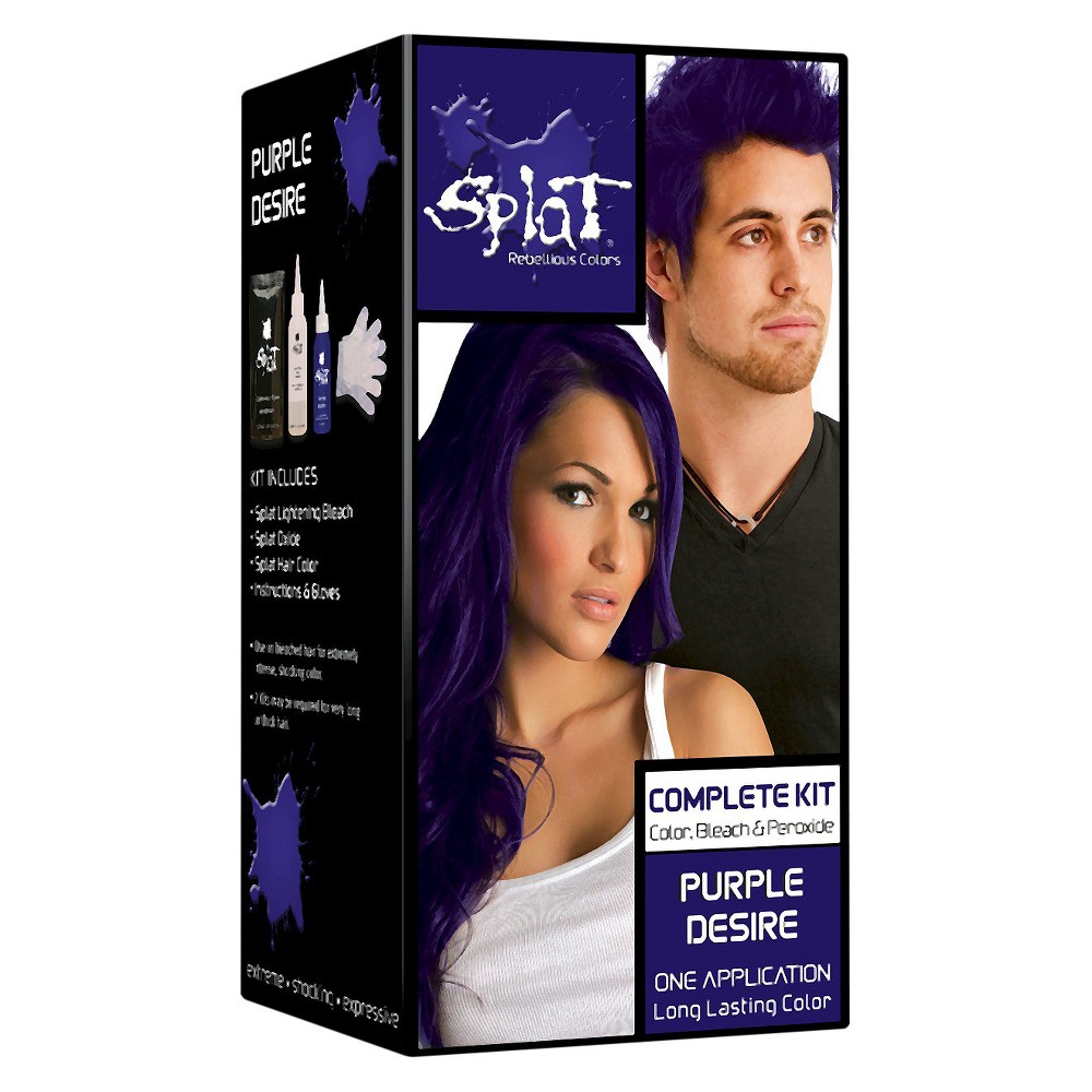 UPC 857169020208 product image for Splat Hair Bleach and Color Kit - Purple Desire - 5 oz | upcitemdb.com