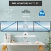 Triple Monitor Electric Standing Desk Converter - 3 Monitor Standing Desk, Height Adjustable - 4 of 4