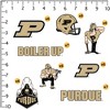 Purdue University 50CT Vinyl Large Deluxe Stickers Variety Pack - 2 of 4