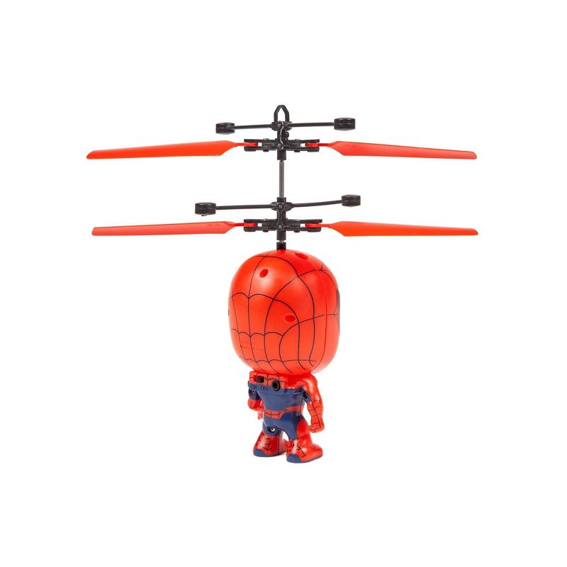 World Tech Marvel 3.5&#34; Spider-Man Flying Figure IR Helicopter, 3 of 6