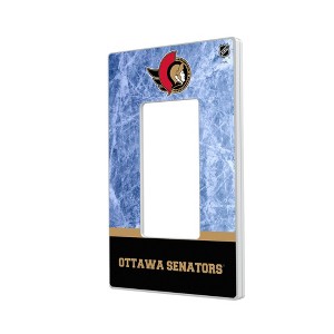 NHL Eastern Conference Teams Ice Wordmark Hidden-Screw Light Switch Plate for Single Rocker - 1 of 4
