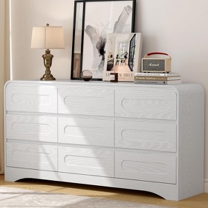 SOLACE FURNITURE 9 Drawers Dresser for Bedroom, 63" Wide Modern Dressers & Chest of Drawers with Pre-installed Slide - 1 of 4