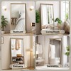 Okak 70*32in Elegent Full Length Mirror with Wooden Frame, 5mm Standing Mirror with Hanging Hole, Wall Mirror for Living Room, Dressing Room - 4 of 4
