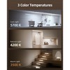 EZVALO 11.8in Motion Sensor Under Cabinet Lights 98-LED Energy Efficient, Set of 2 - 4 of 4