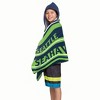 22"x51" NFL Seattle Seahawks Liner Youth Hooded Towel - 2 of 3