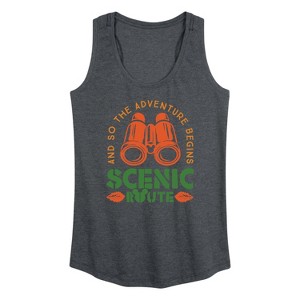 Women's - Disney - Adventure Begins Graphic Racerback Tank - 1 of 4