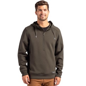 Cutter & Buck Roam Epic Versatility Half Zip Recycled Mens Hooded Pullover - 1 of 2