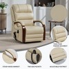 KTMBDW Electric Power Lift Recliner Chair Sofa with Massage and Heat for Elderly, 3 Positions, 2 Side Pockets - 3 of 4