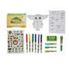 Star Wars Mandalorian Baby Yoda Coloring & Sticker Activity Set for Kids with Travel Carrying Case - 4 of 4