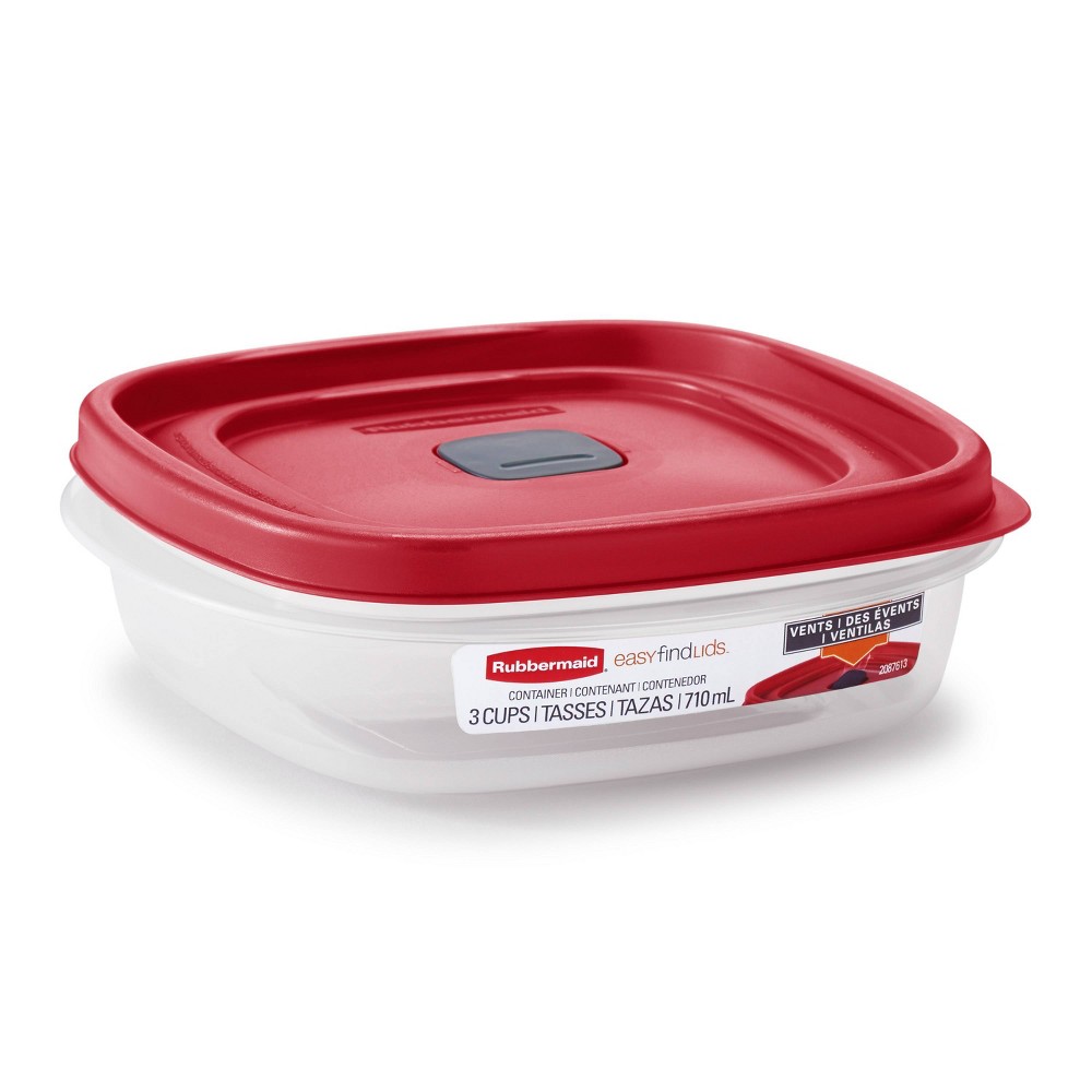 Rubbermaid 3pk Food Storage Container Set