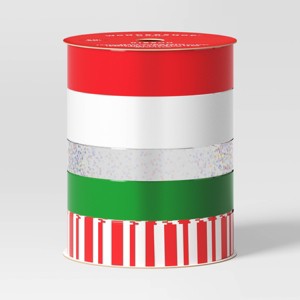 5 End Flat Christmas Ribbon 40' - Wondershop™ - 1 of 3
