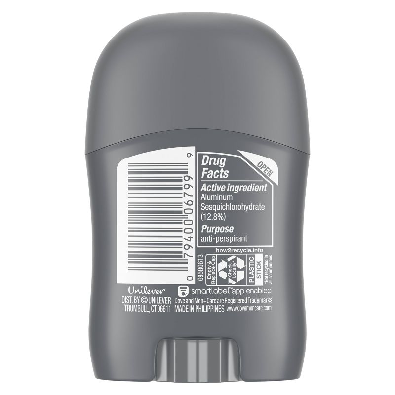 Dove Men+Care 72-Hour Antiperspirant &#38; Deodorant Stick - Trial Size - Clean Comfort - 0.5 oz, 6 of 8