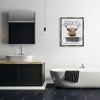 Stupell Industries Highland Cow Bubble Bath Black Framed Floater Canvas Wall Art - 2 of 4