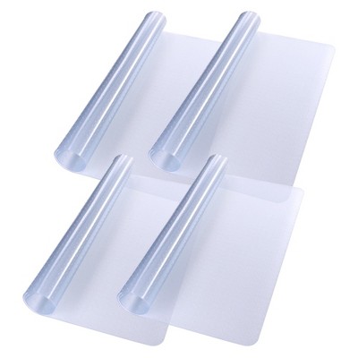 Yescom PVC Floor Mats Studded Back for Low Pile Rolling Chair Rectangle 60"x46" 4 Pack