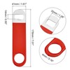 Unique Bargains Stainless Steel Portable Beer Soda Bottle Opener for Home Bar Party 3 Pcs - 2 of 4