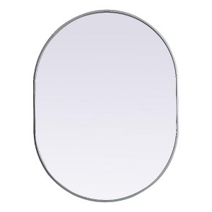 Elegant Lighting Metal Frame Oval Mirror 30x40 - 1 of 4