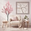 5FT Artificial Cherry Blossom Tree,Faux Floral Plant & Pink Fake Flower Tree in Flower Pot,Artificial Handmade Blossom Tree for Indoor Outdoor Porch - 2 of 4