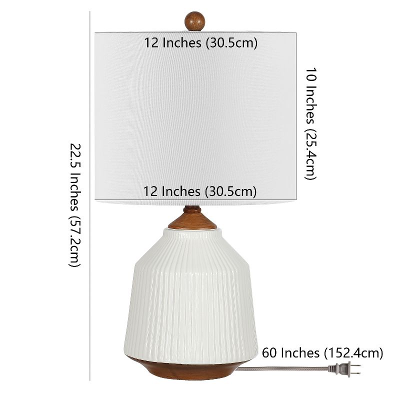 Relion Table Lamp - Brown/White - Safavieh., 3 of 4