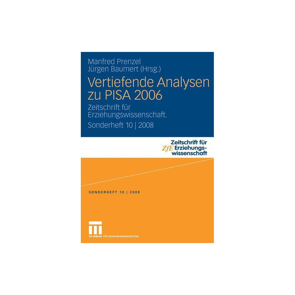 ISBN 9783531159294 product image for Vertiefende Analysen Zu Pisa 2006 - (Zeitschrift Für Erziehungswissenschaft - So | upcitemdb.com
