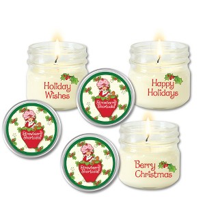 Courtside Market CM Strawberry Shortcake Holiday Wishes 4 oz Candle Set - 1 of 3