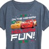Women's - Disney - On The Highway To Holiday Fun Short Sleeve Graphic T-Shirt - 2 of 4