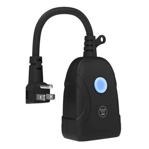 Westinghouse 94031 Sure Series Wi-fi Dual Outdoor Plug Smart 2-outlets  Black : Target
