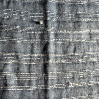 Full/queen Reversible Matelassé Stitched Stripe Quilt Off-white/khaki ...
