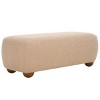 Whitley Rectangular Ottoman With Wood Legs - OTT1302 - Safavieh - 2 of 4