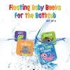 merka Baby Bathtub Bath Toys, 4 Plastic Books, Take Turns Clean Up Listen Be Quiet Perfect Baby Gifts for Sharing and Learning - image 2 of 4