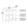 Maliang Bar Cart with 3-Tier - 3 of 4