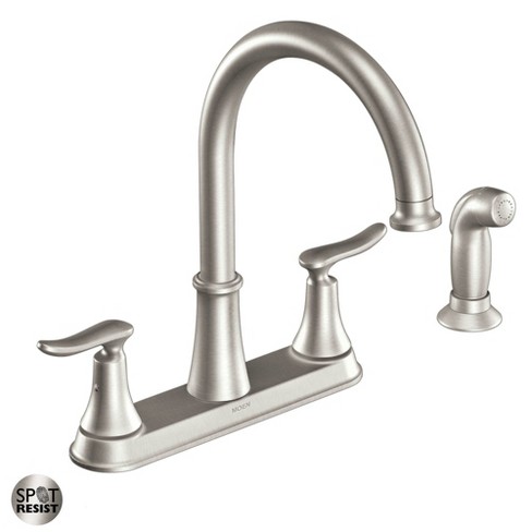 Moen Ca87015 Solidad High Arc Kitchen Faucet With Side Spray